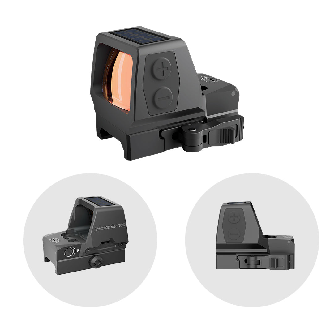 Vector Optics SCRD-SM44 Frenzy Plus 1x22x32 Red Dot Sight Solar Power