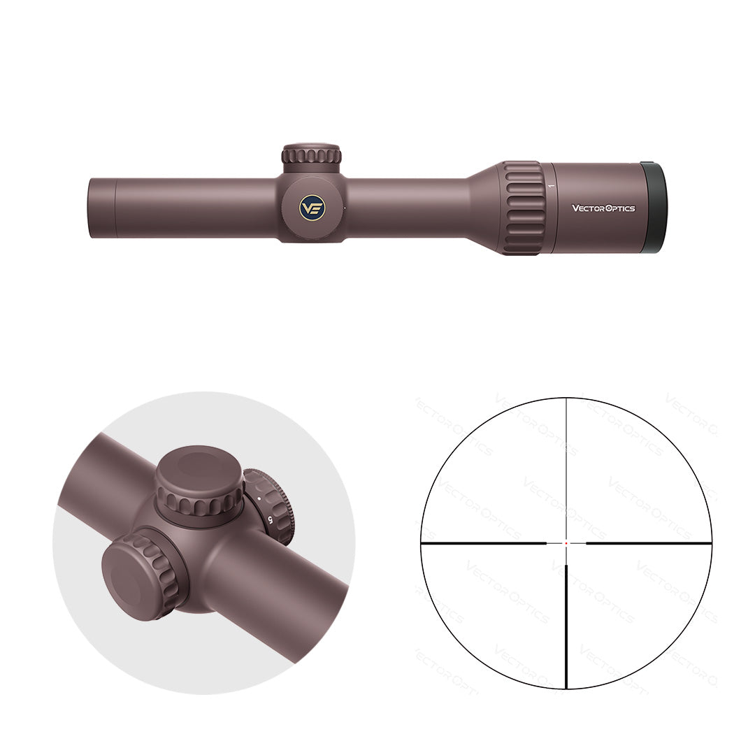 Vector Optics SCOC-46 Continental x6 1-6x24 Coyote FDE