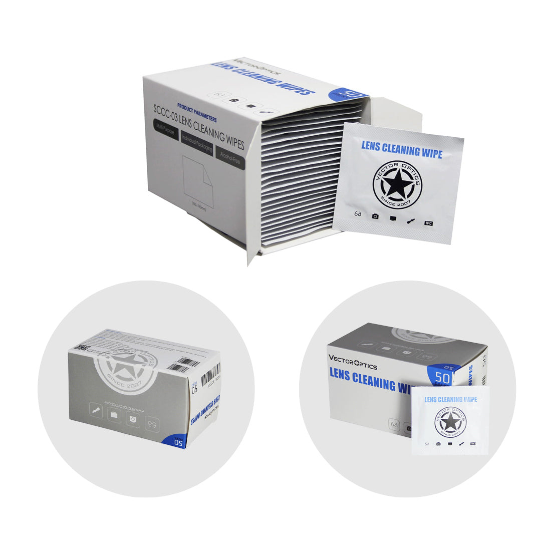 Vector Optics SCCC-03 Feuchte Reinigungstücher (50Stk)