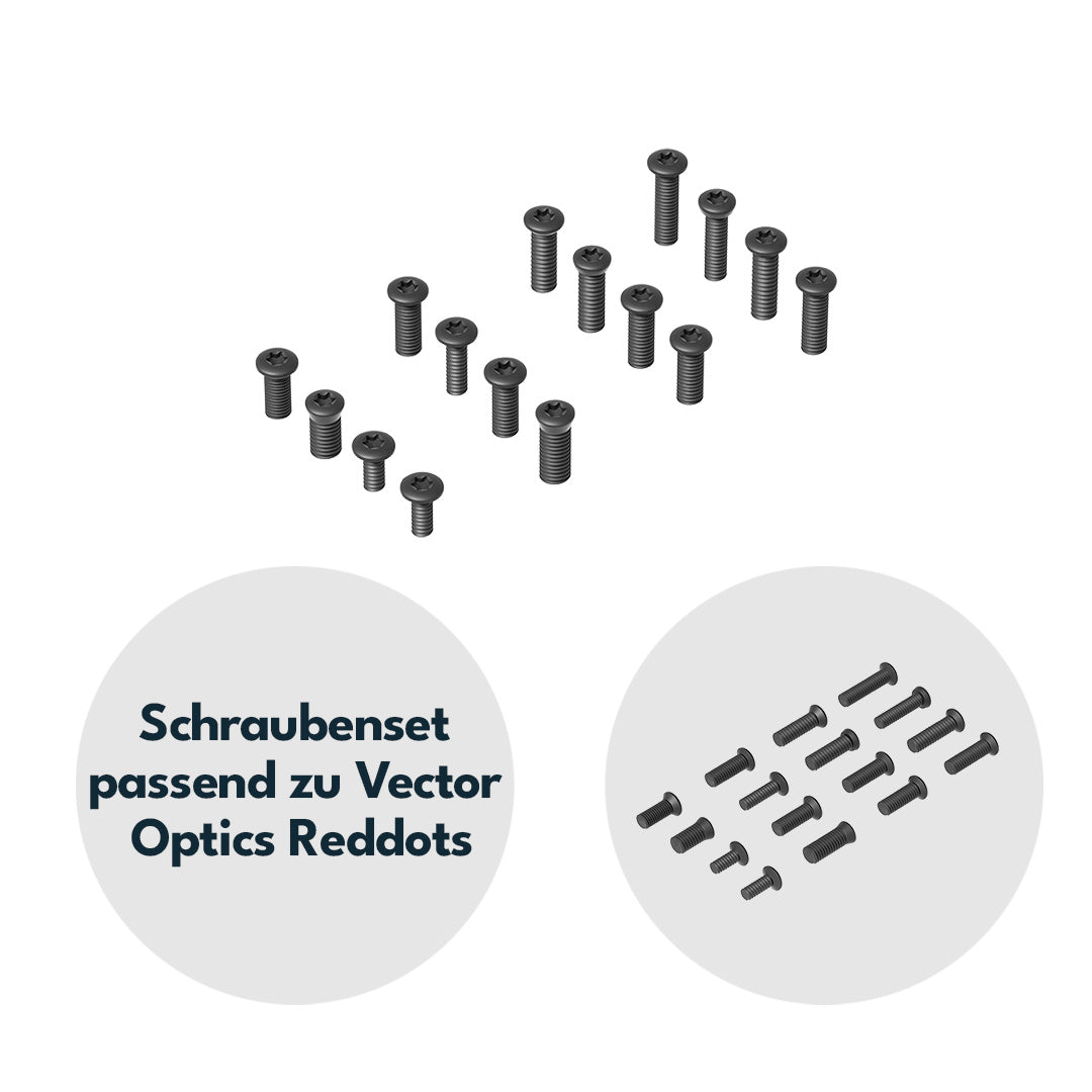 Vector Optics SCTK-07 Schraubenset für Reflexvisiere