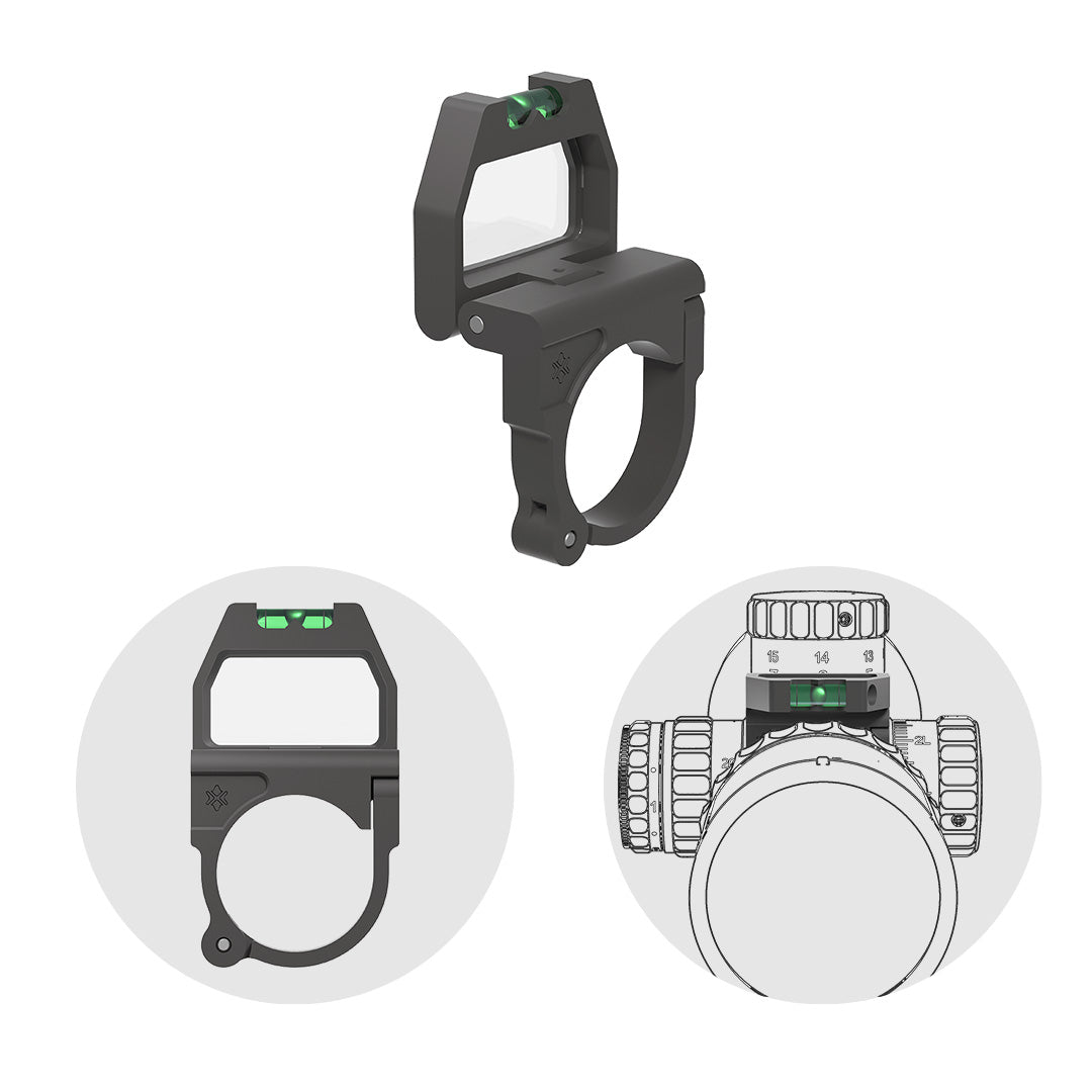 Vector Optics Turm-Lupe mit Wasserwaage für 30mm und 34mm Tubus