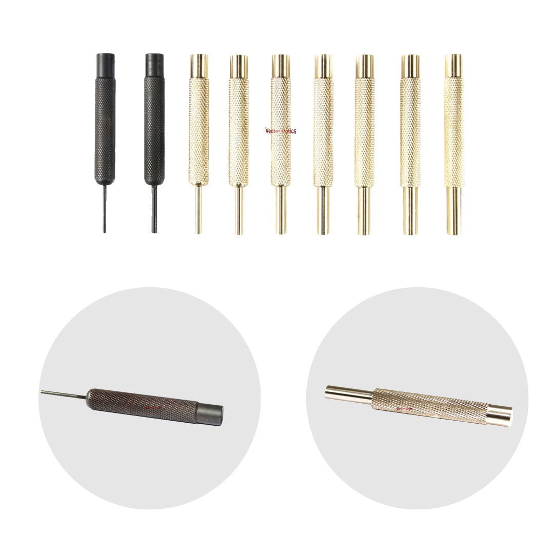 Vector Optics SCOT-46 Set mit Durchschlägen (9 Stück)