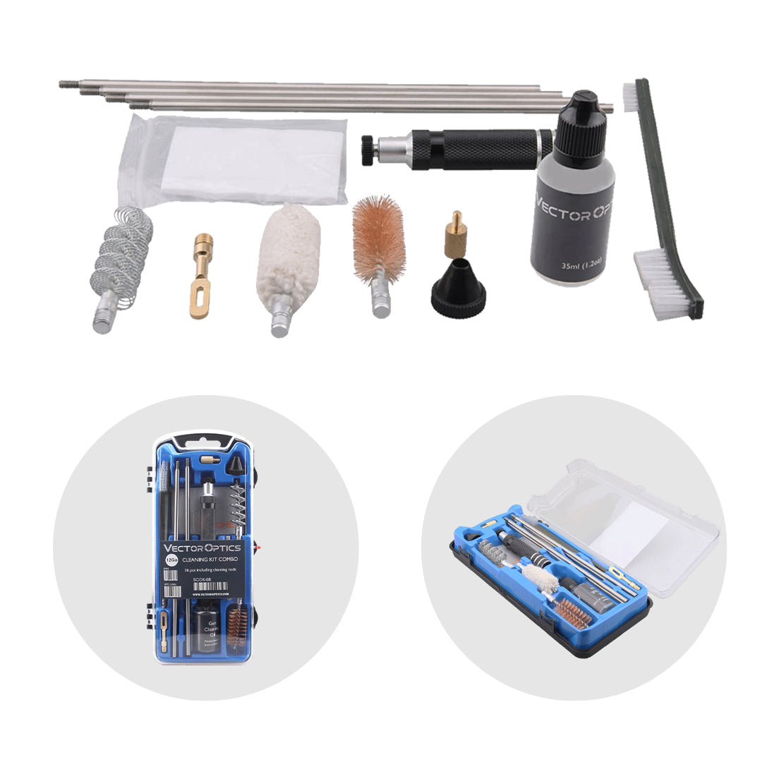 Vector Optics SCCK-08 15-teilliges Reinigungsset für 12GA