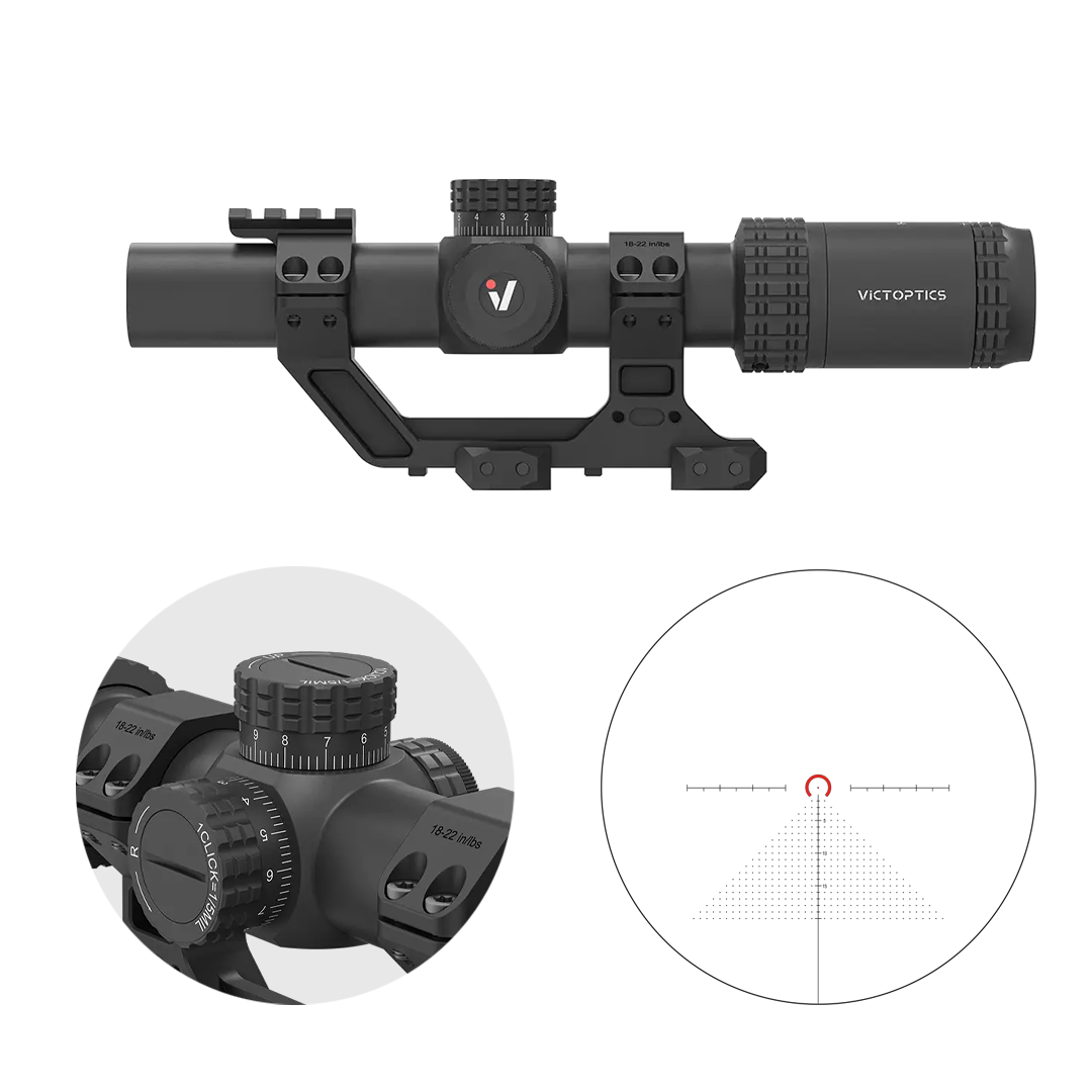 Victoptics OPSL122 S6 1-6x24 mit Blockmontage