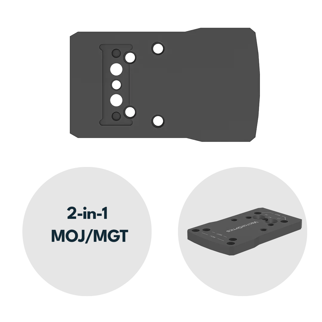 Vector Optics SCFRM-GK10 2in1 Glock Montage für Reflexvisiere mit MOJ & MGT Footprint