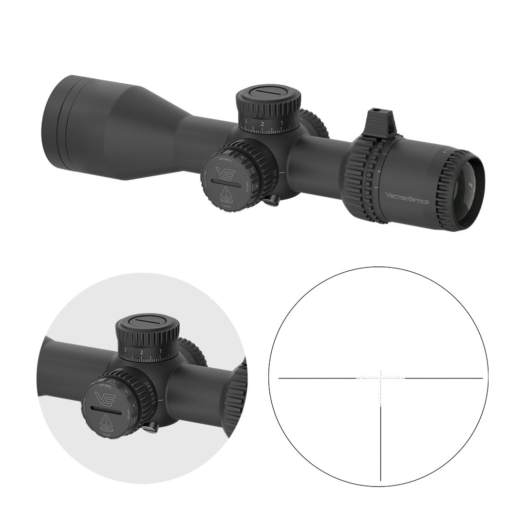 Vector Optics SCFF-89 Veyron GenII 3-12x44 HD DCR FFP