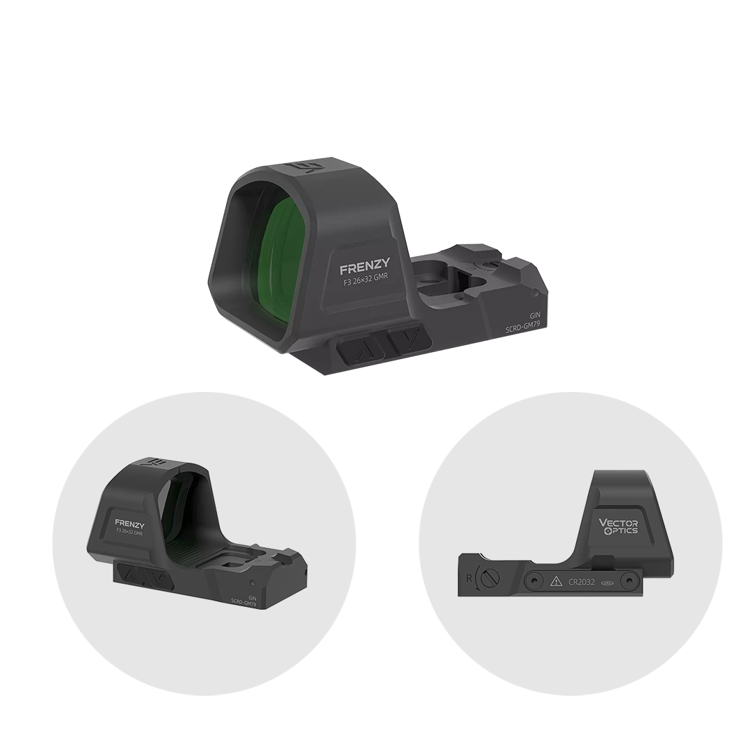 Vector Optics SCRD-GM79 Frenzy F3 1x26x32 Multi Reticle Green Dot