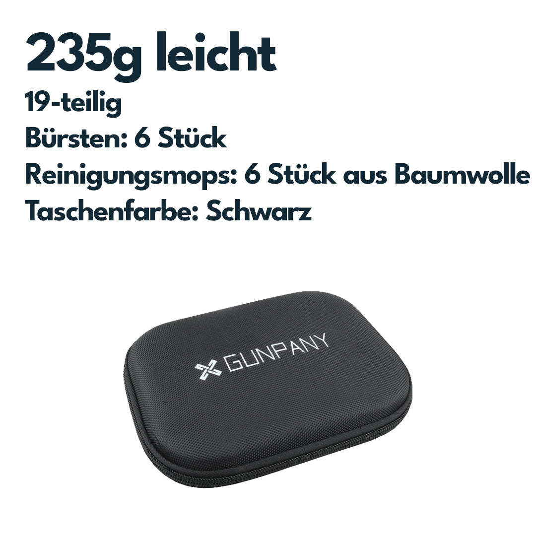 Vector Optics GPGC-A19B 19-teiliges Universal Reinigungsset