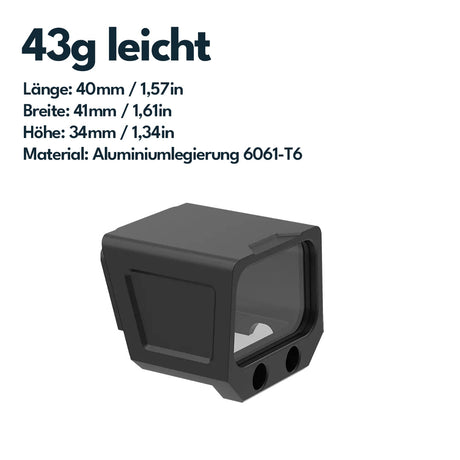 Vector Optics SCFRC-01 Allwetter-Schutzkappe für Frenzy SCRD-SM44 und SCRD-65