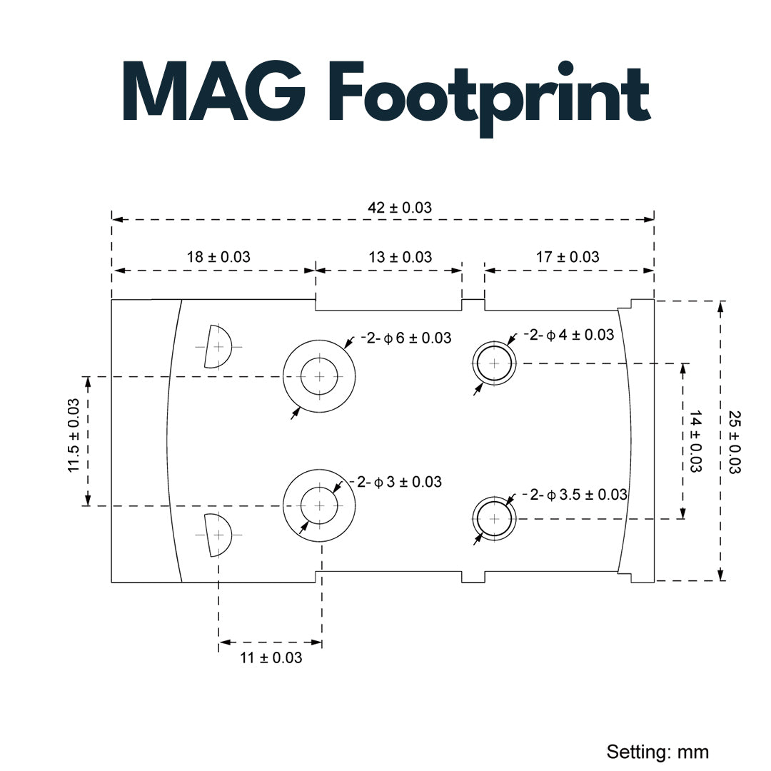 Vector Optics SCFRM-16 Glock MOS Montage für MGT (SHIELD) Footprint