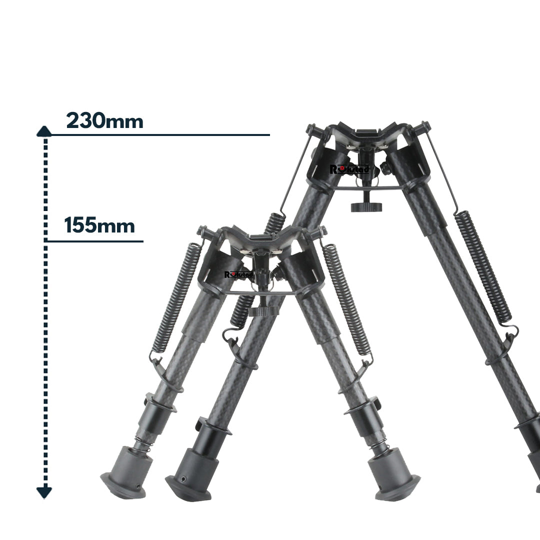 Vector Optics Rokstad Bipod aus Kohlenstoff und Aluminium in verschiedenen Höhen