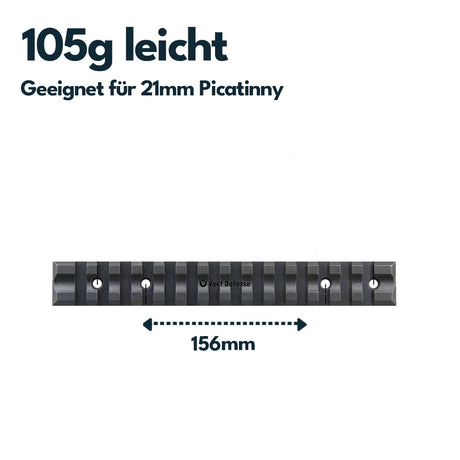 Vector Optics SCTIK-01 Stahl Picatinny Schiene für Tikka T3 156mm