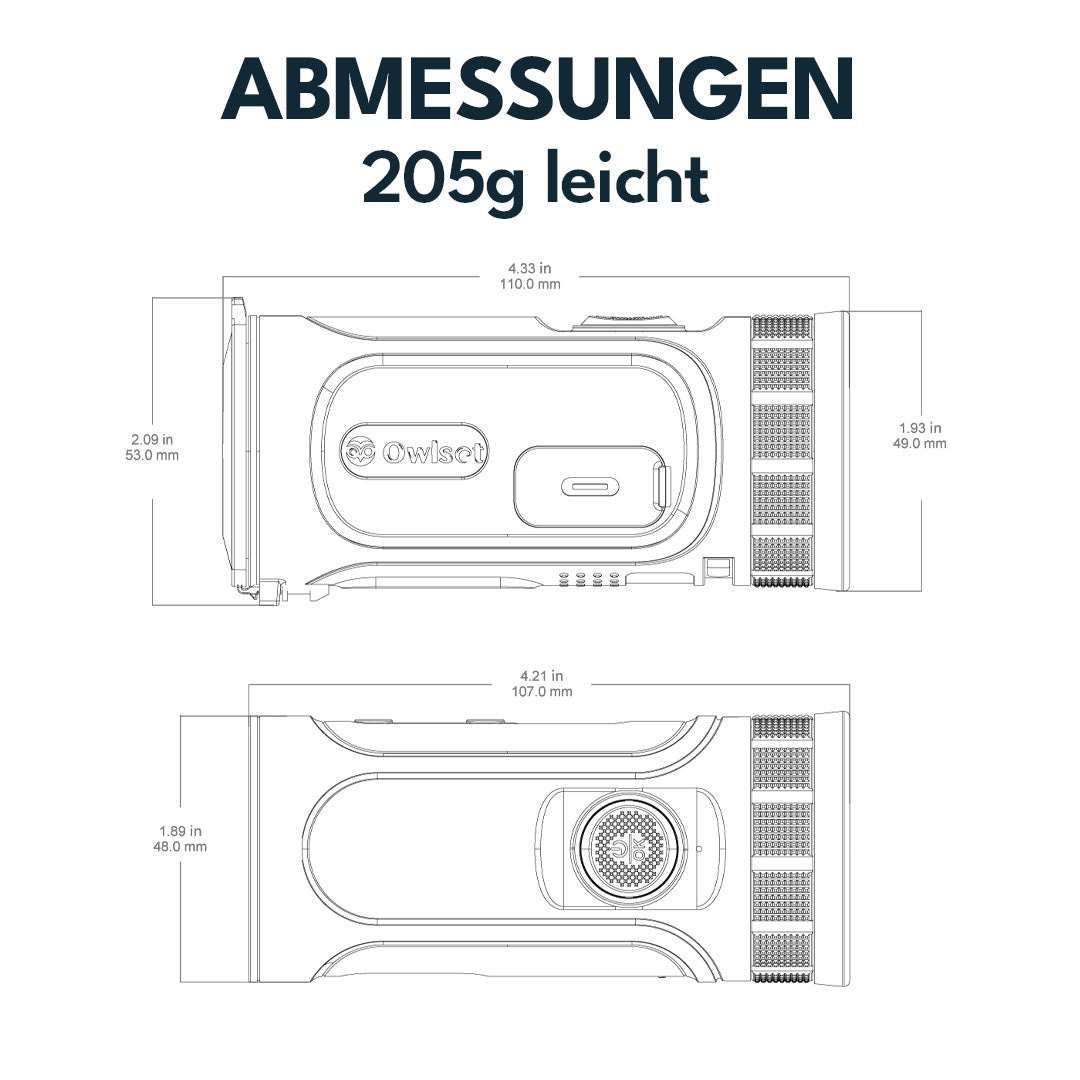 Vector Optics VEOT-MC08 Argon ES 1.9x25 Thermal Monocular