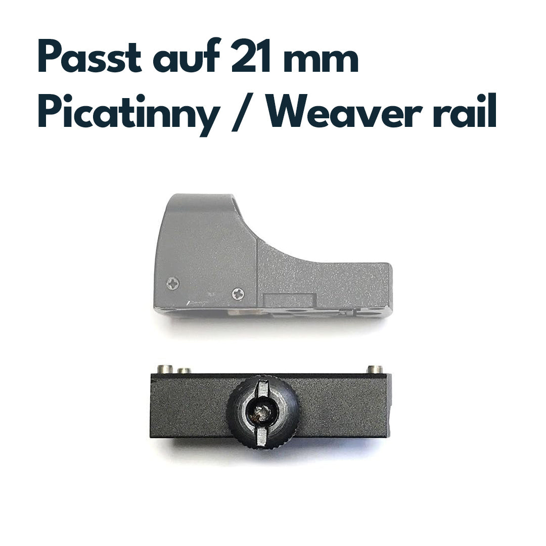 Vector Optics SCRDM-21 Montage für 21mm Picatinny Schiene passend für Mini-Reddot