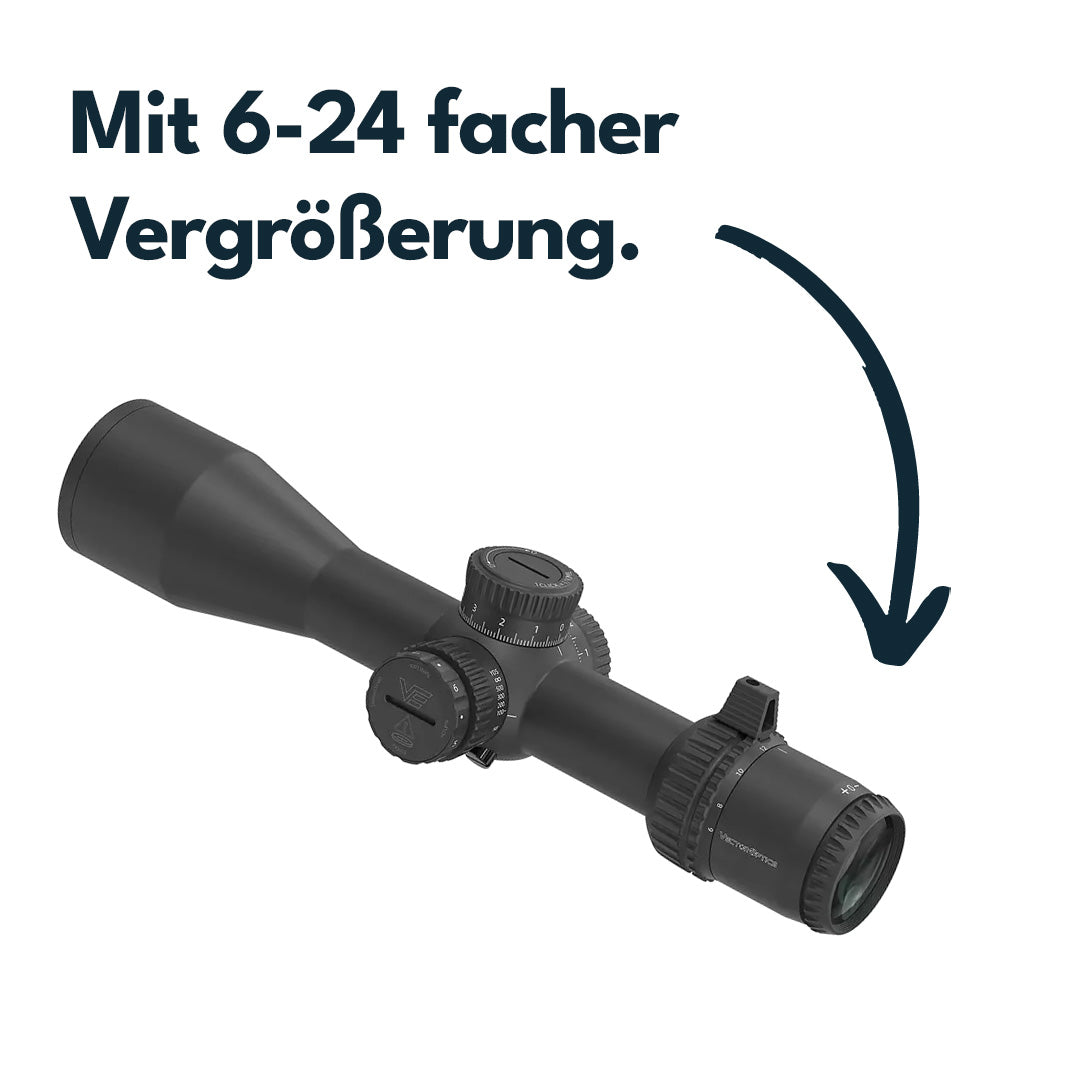 Vector Optics SCFF-74 Veyron GenII 6-24x44 HD CTR FFP