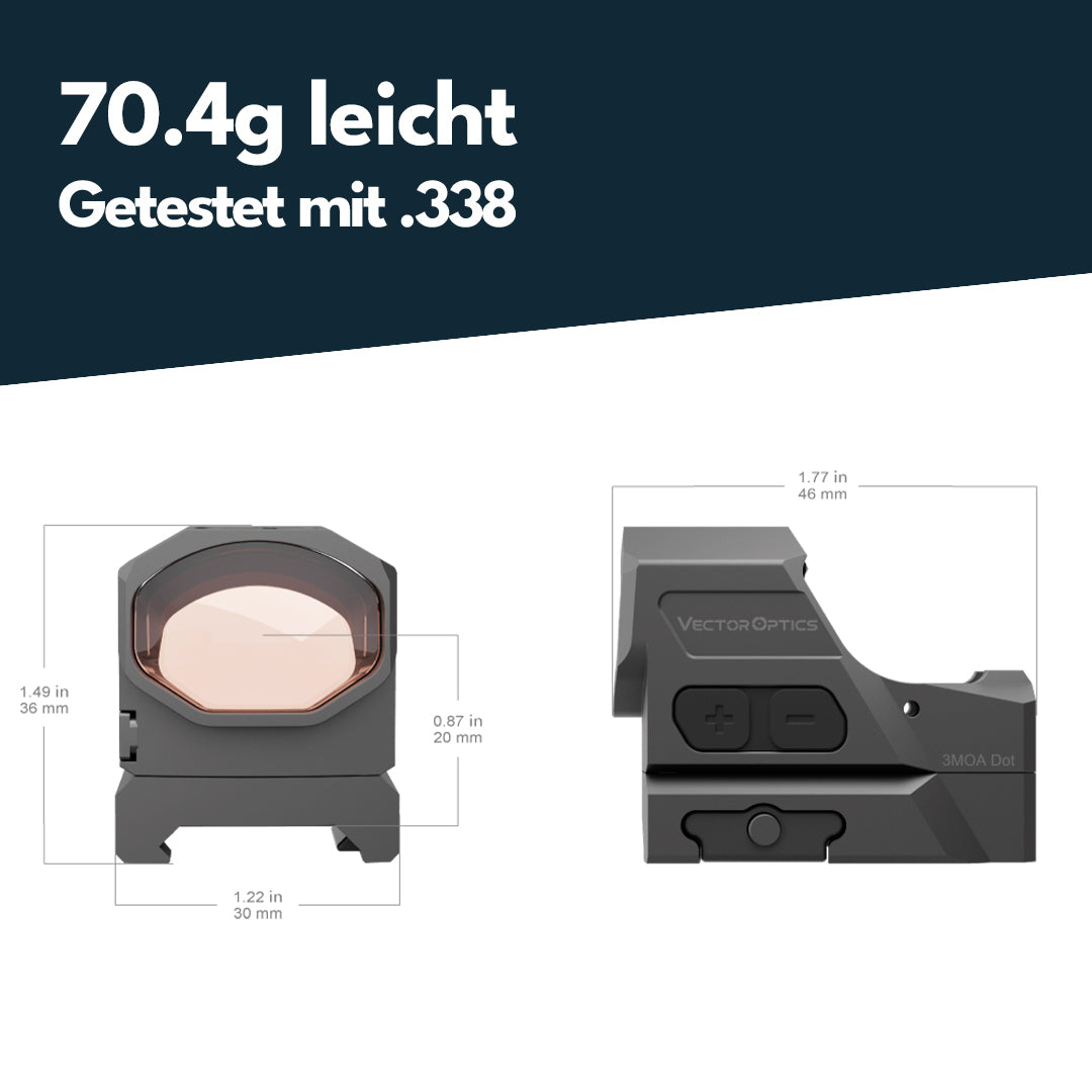 Vector Optics SCRD-T64 Frenzy-X 1x19x28 GenII