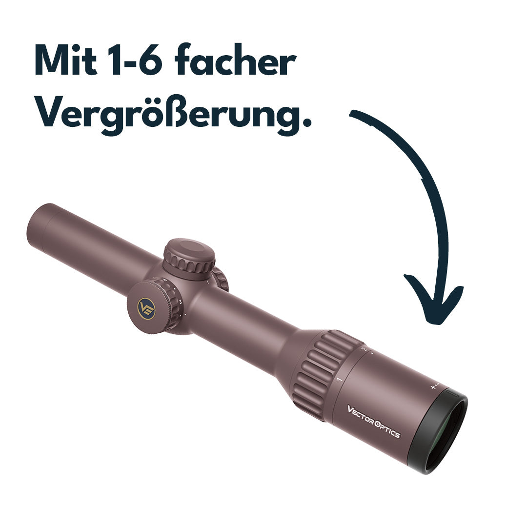 Vector Optics SCOC-46 Continental x6 1-6x24 Coyote FDE
