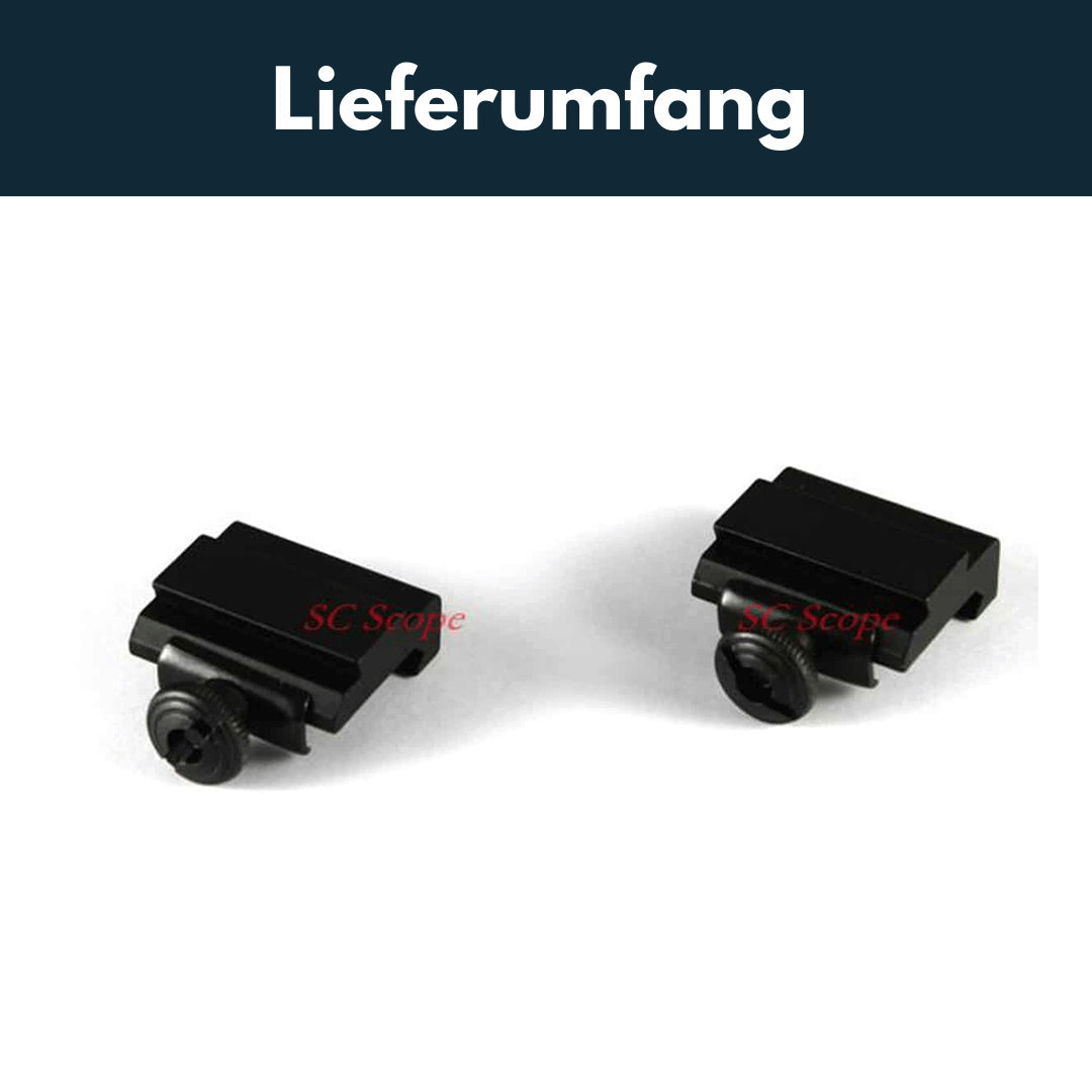 Vector Optics SCOT-04 Schienenadapter von 21mm zu 11mm
