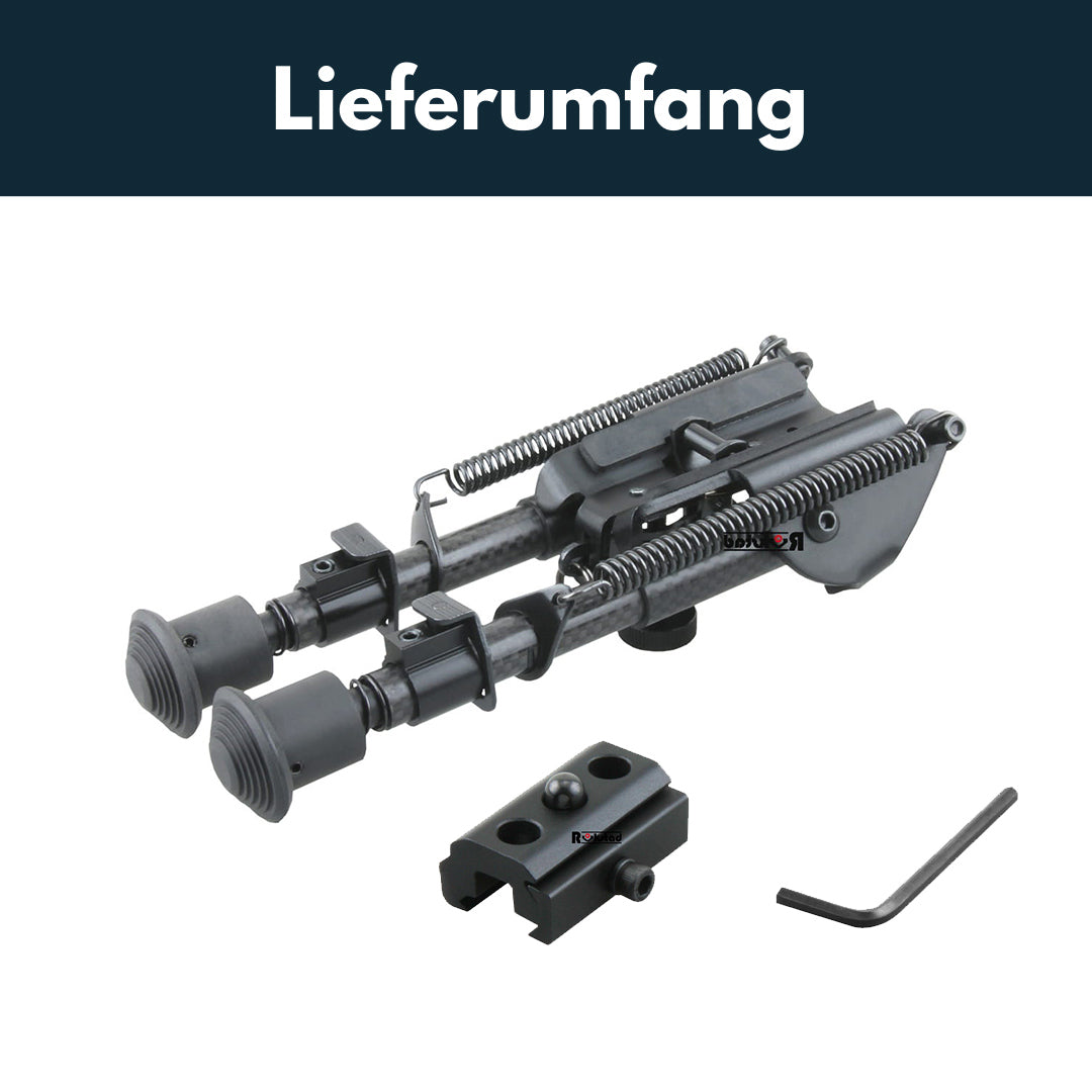 Vector Optics Rokstad Bipod aus Kohlenstoff und Aluminium in verschiedenen Höhen