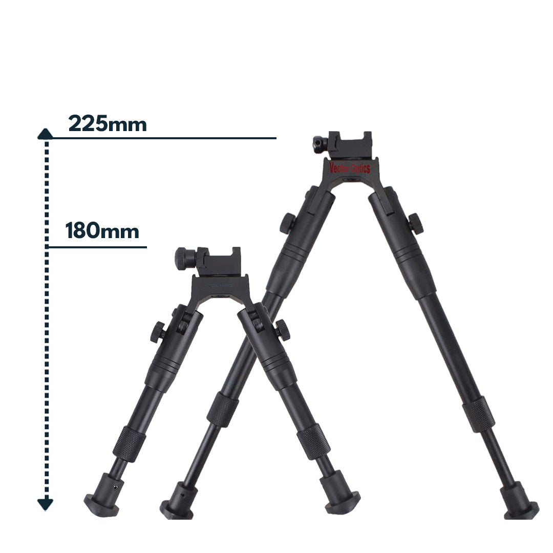 Vector Optics Rokstad Bipod aus Aluminium in verschiedenen Höhen