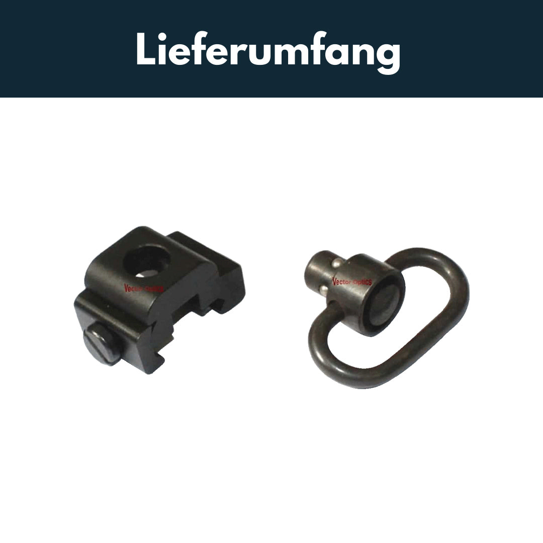 Vector Optics SCOT-36 Schlaufe für Tragegurt zur Montage auf 21mm Schiene