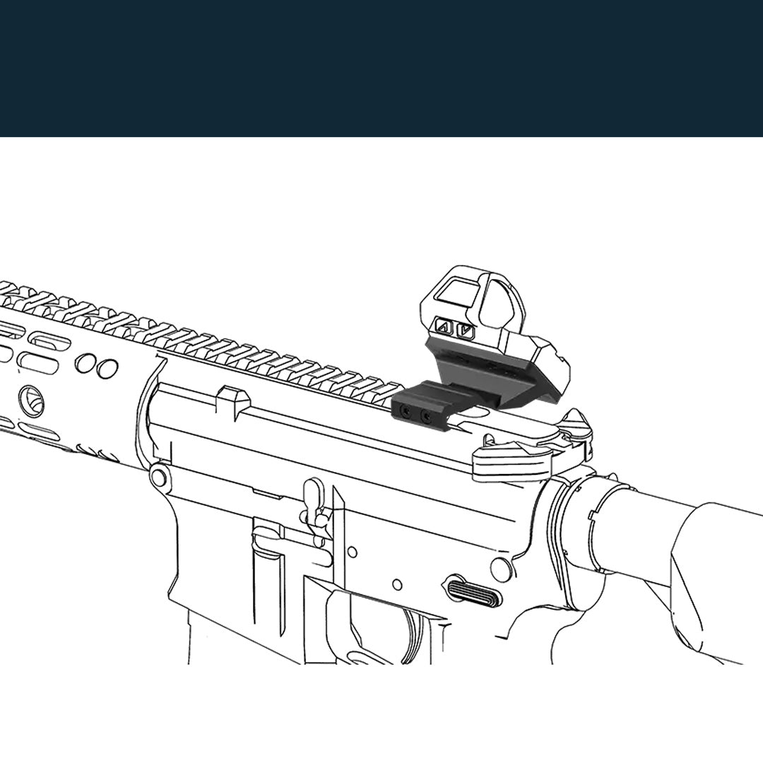 Vector Optics SCFRM-29 Universal 45° Offset Red Dot Sight Mount