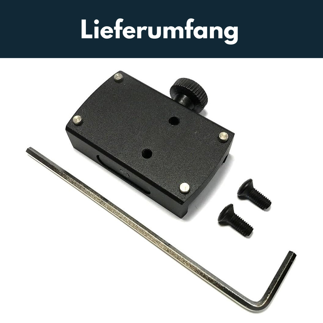 Vector Optics SCRDM-21 Montage für 21mm Picatinny Schiene passend für Mini-Reddot