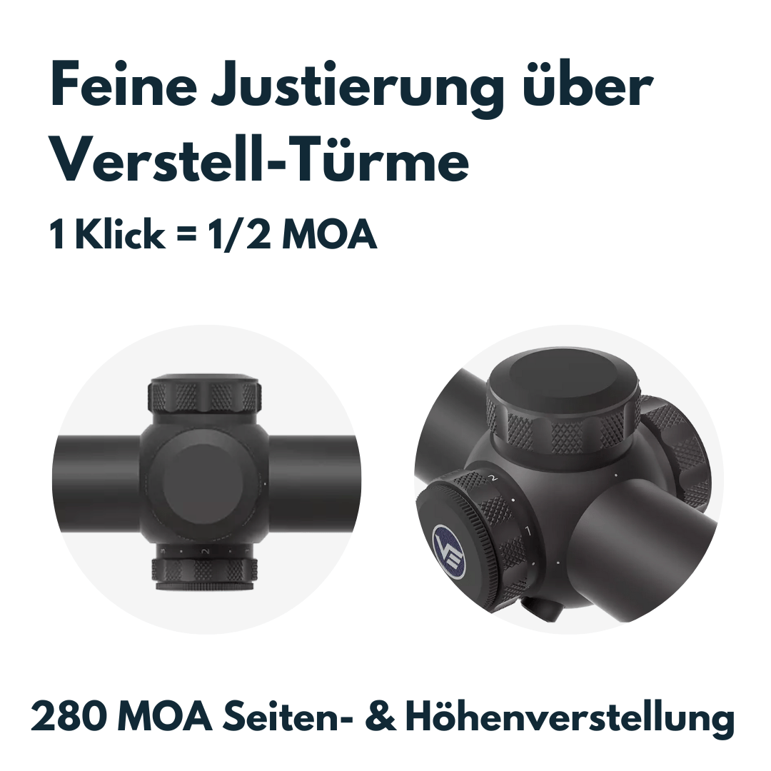 Vector Optics SCOC-51 Continental x8 1-8x24 ED FIBER