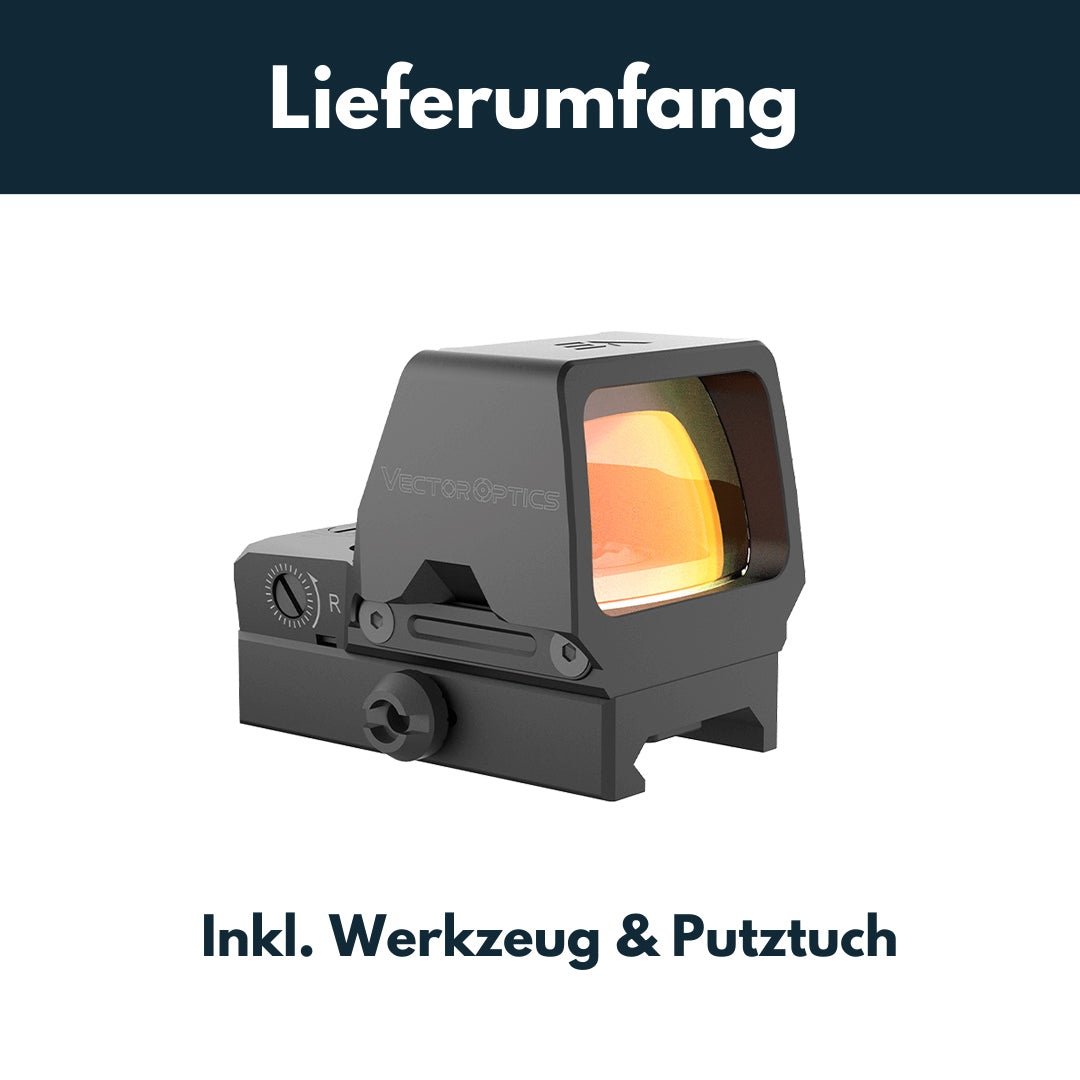 Vector Optics SCRD-65 Frenzy Plus 1x22x32 QD Reflexvisier