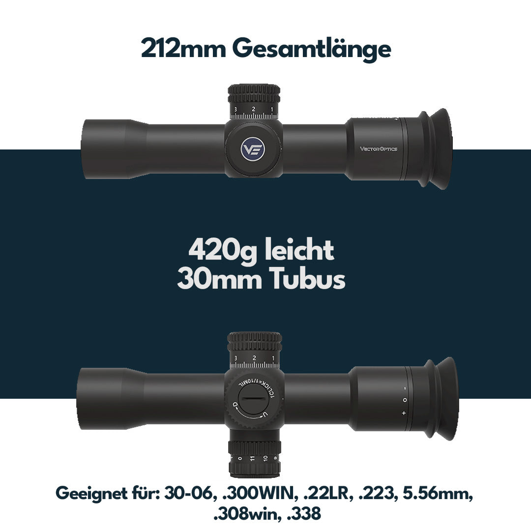 Vector Optics SCOM-46 Veyron Plus 10x30 Zero