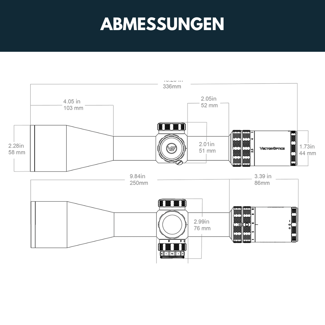 Vector Optics SCOM-48 Grizzly 2.5-15x50i HD SFP
