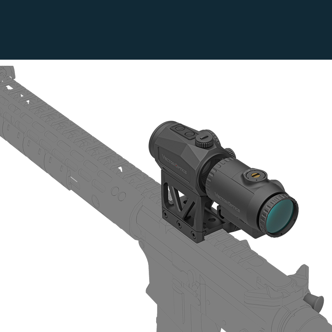Vector Optics SCRMMK-01 Scrapper 1x25 MRT with Paragon 3x Magnifier Kit