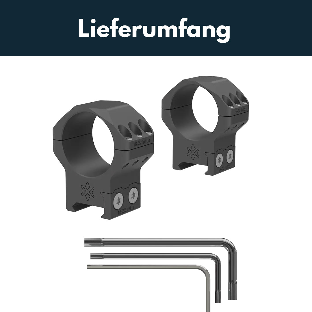 Vector Optics XASR-3453 Montageringe für 34mm Tubus und 21mm Picatinny