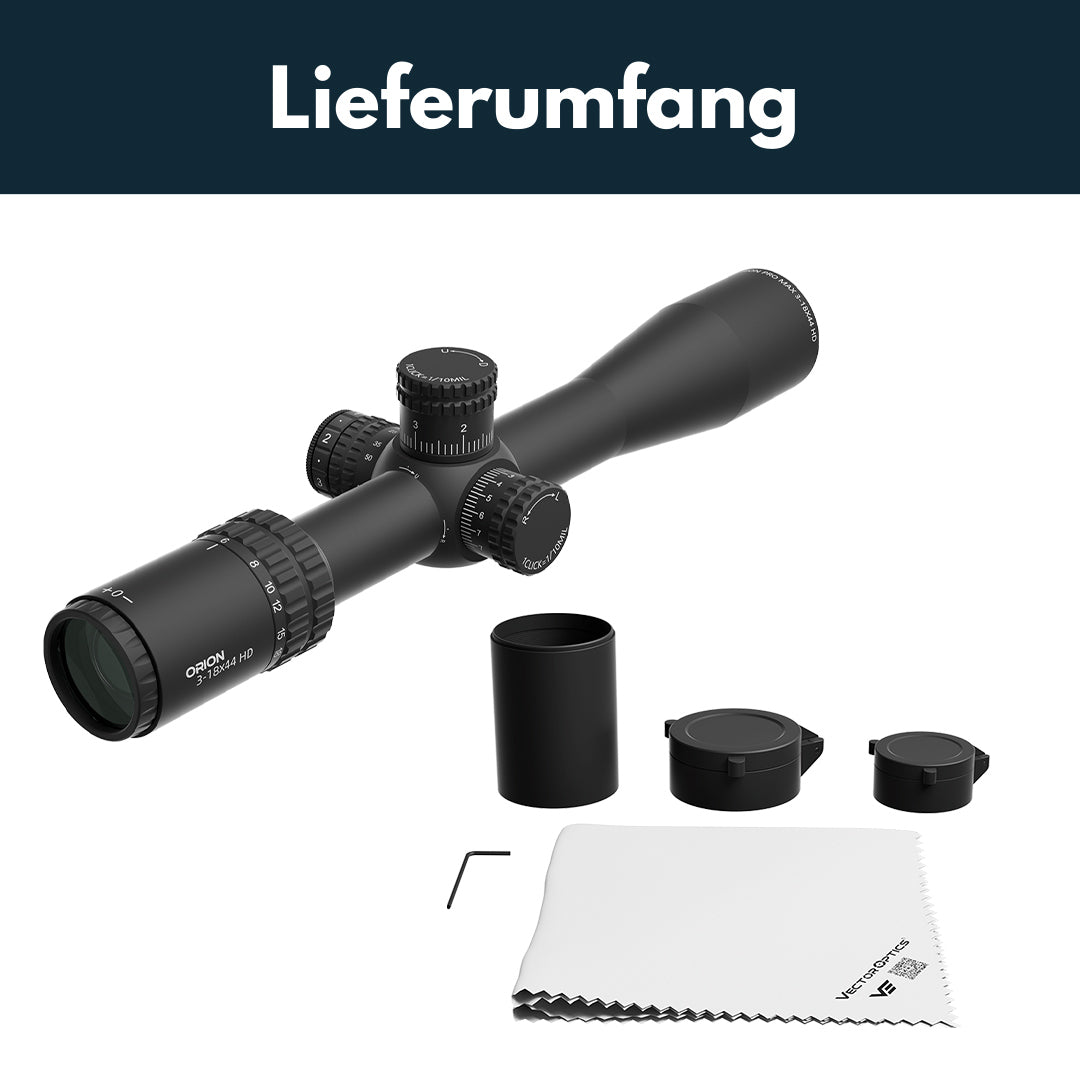 Vector Optics SCFF-49 Orion MAX 3-18x44FFP HD