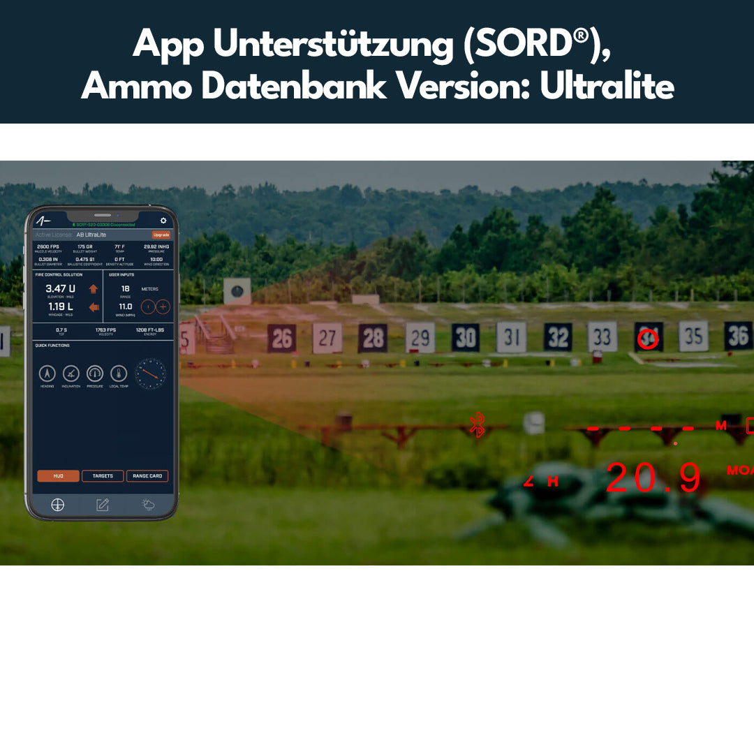 Vector Optics SCRF-S24 Paragon 7x25 GenIII Digital Balistic BDC Entfernungsmesser