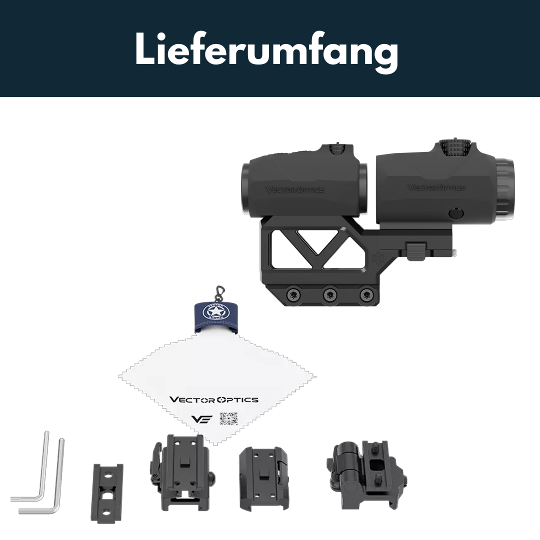 Vector Optics VOGP-02 Maverick mini Red Dot & 3x Magnifier Kit mit Mount