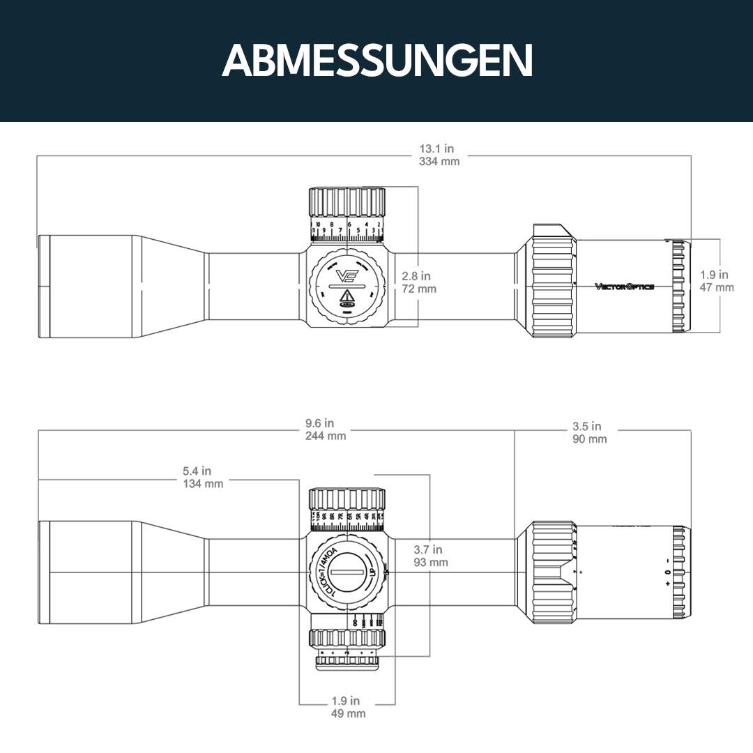 Vector Optics SCFF-80 Tauron 4-16x44 HD MOA FFP