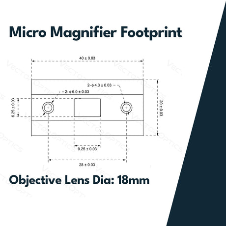 Vector Optics SCMF-33 Paragon 3x18 Vergrößerer Micro