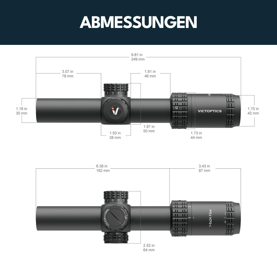 Victoptics OPSL33 S6 1-6x24i Fiber