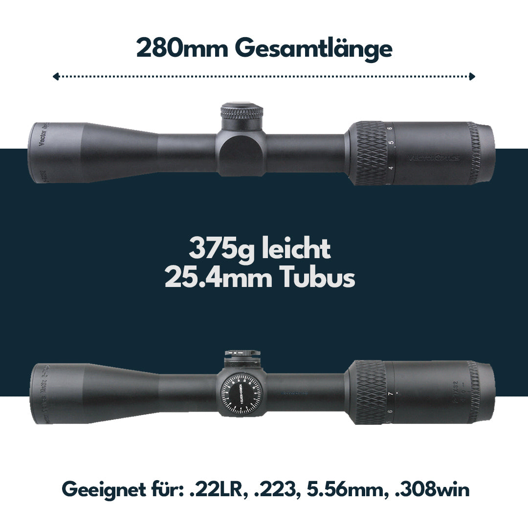 Vector Optics SCOM-33 Matiz 2-7x32 MOA SFP