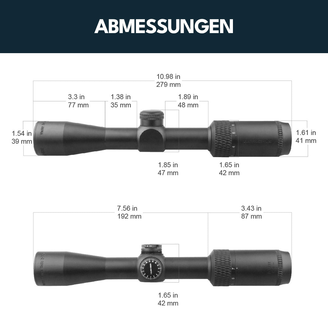 Vector Optics SCOM-33 Matiz 2-7x32 MOA SFP