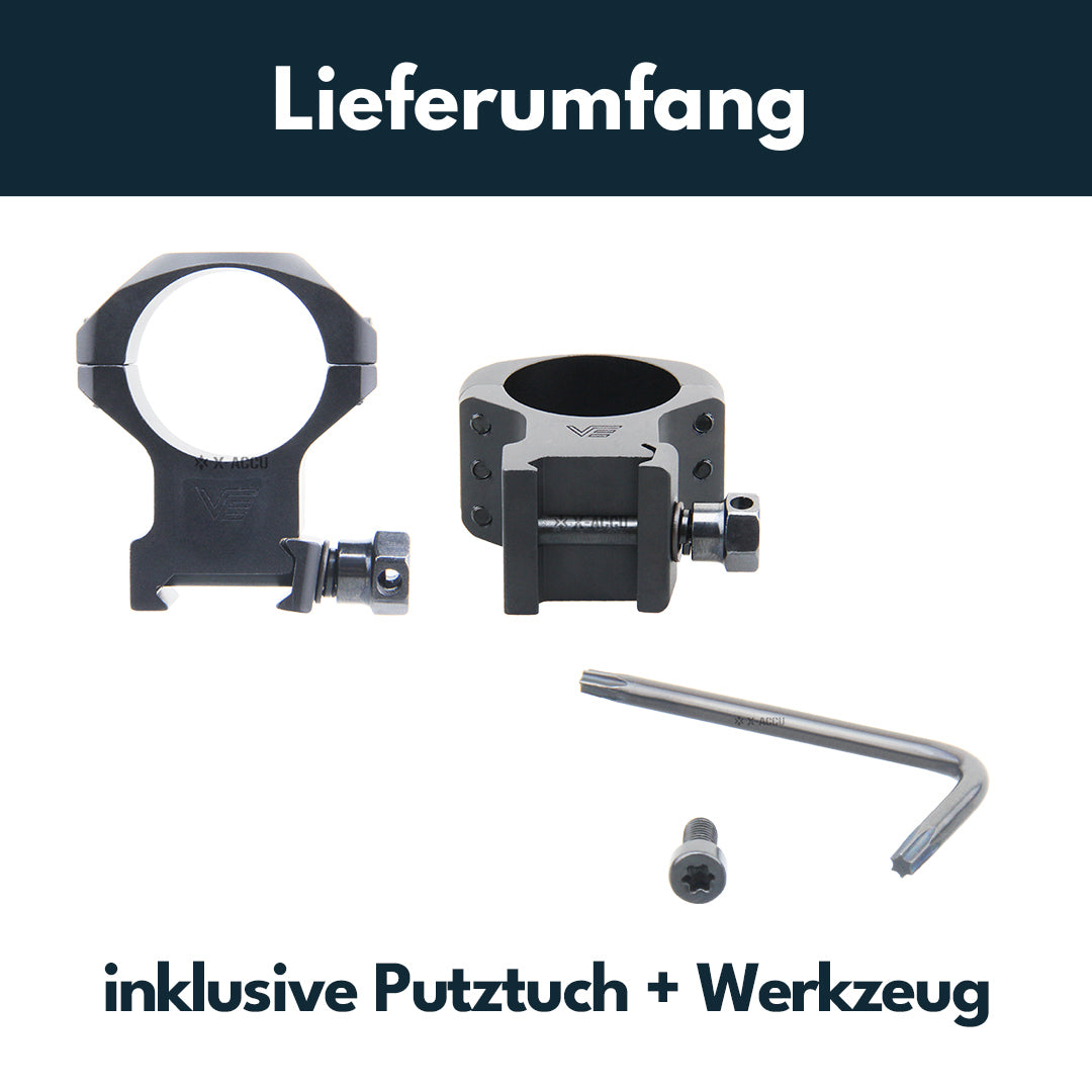 Vector Optics XASR-3002 X-Accu Montage für 30mm Tubus, 21mm Picatinny, h= 32mm