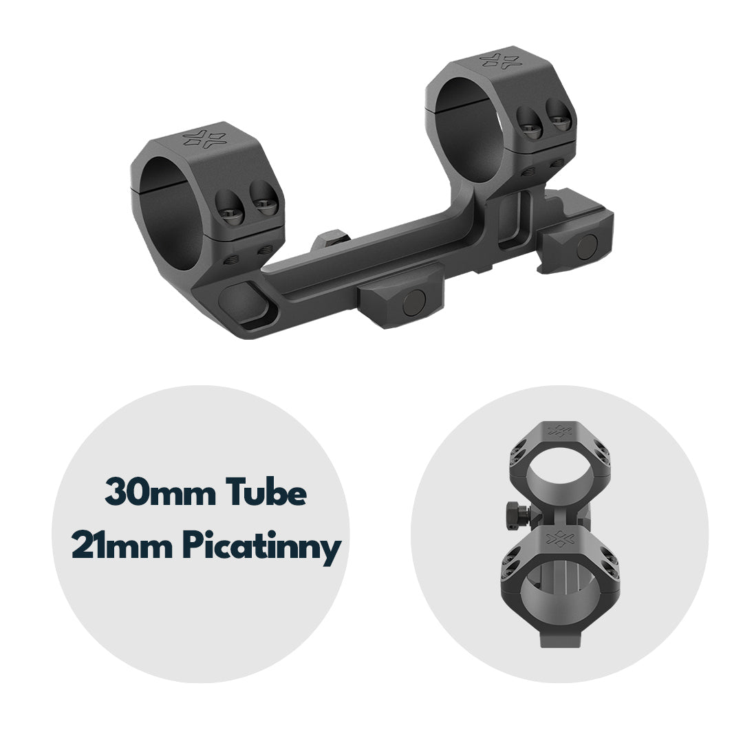Vector Optics SCACD-23 Cantilever-Blockmontage mit eingebauter Wasserwaage für 21mm Schiene