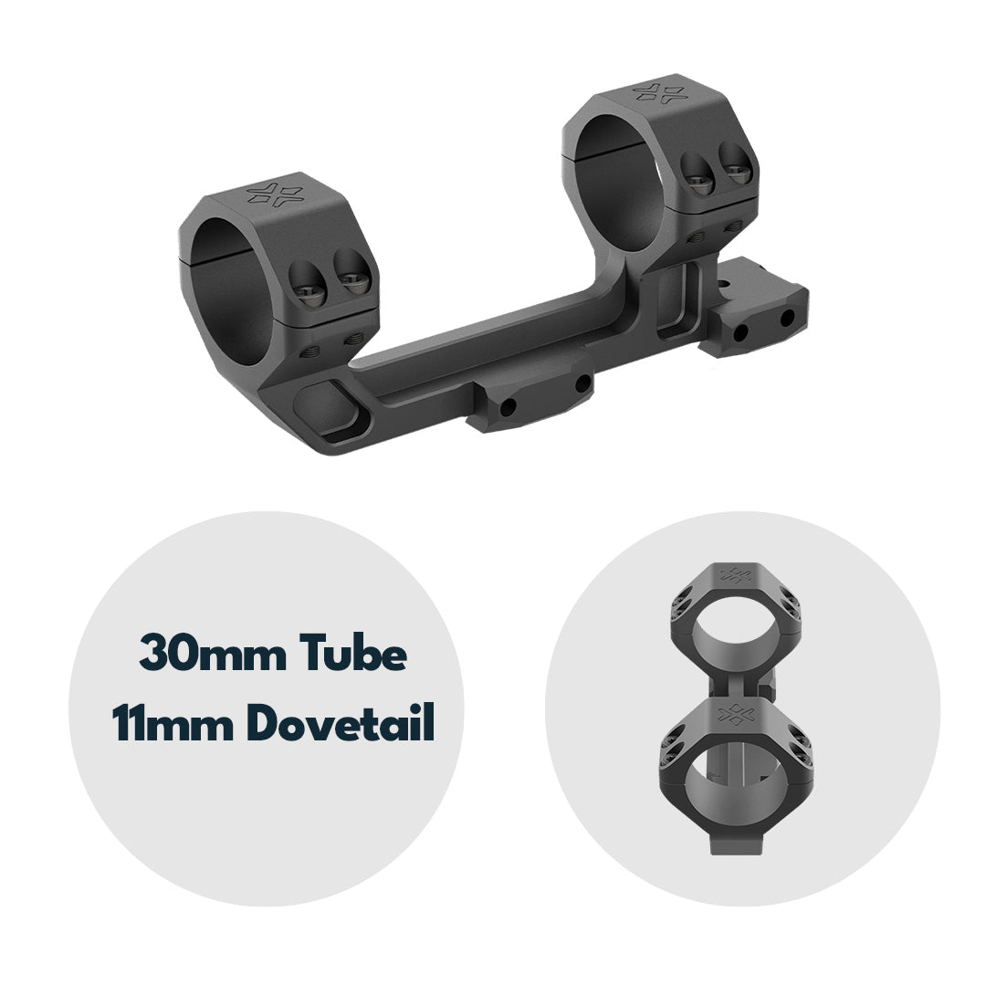 Vector Optics SCACD-25 Blockmontage mit eingebauter Wasserwaage für 11mm Schiene