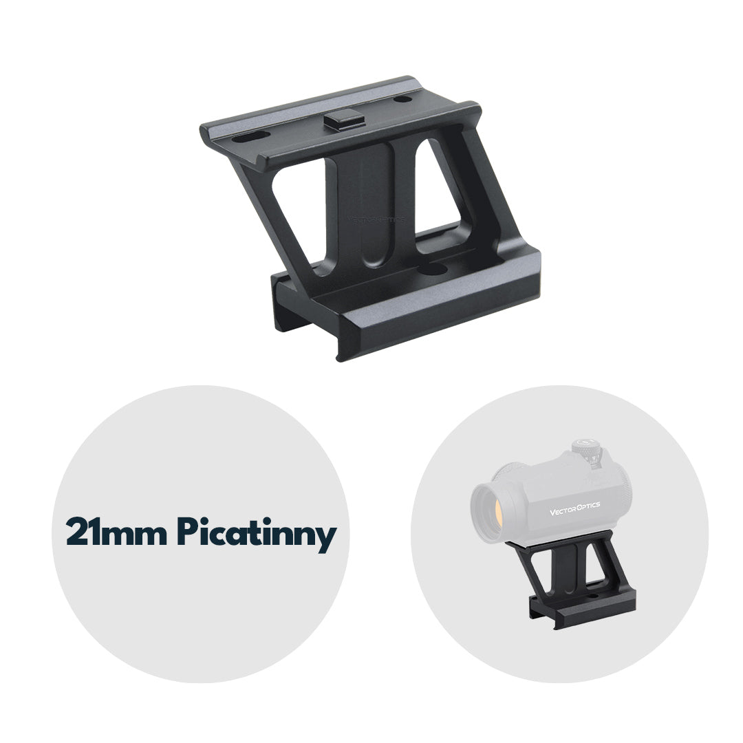 Vector Optics MAV-P15 Montage für Aimpoint Micro Footprint, 21mm Picatinny, h=38mm