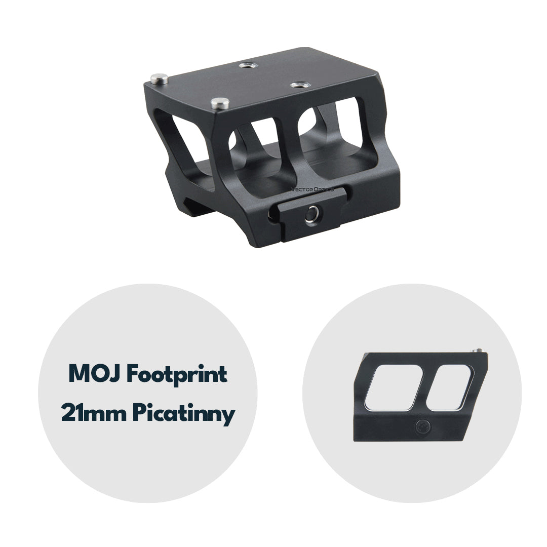 Vector Optics SCRA-71 Montage mit MOJ (RMR) Footprint, 21mm Picatinny, h=28mm