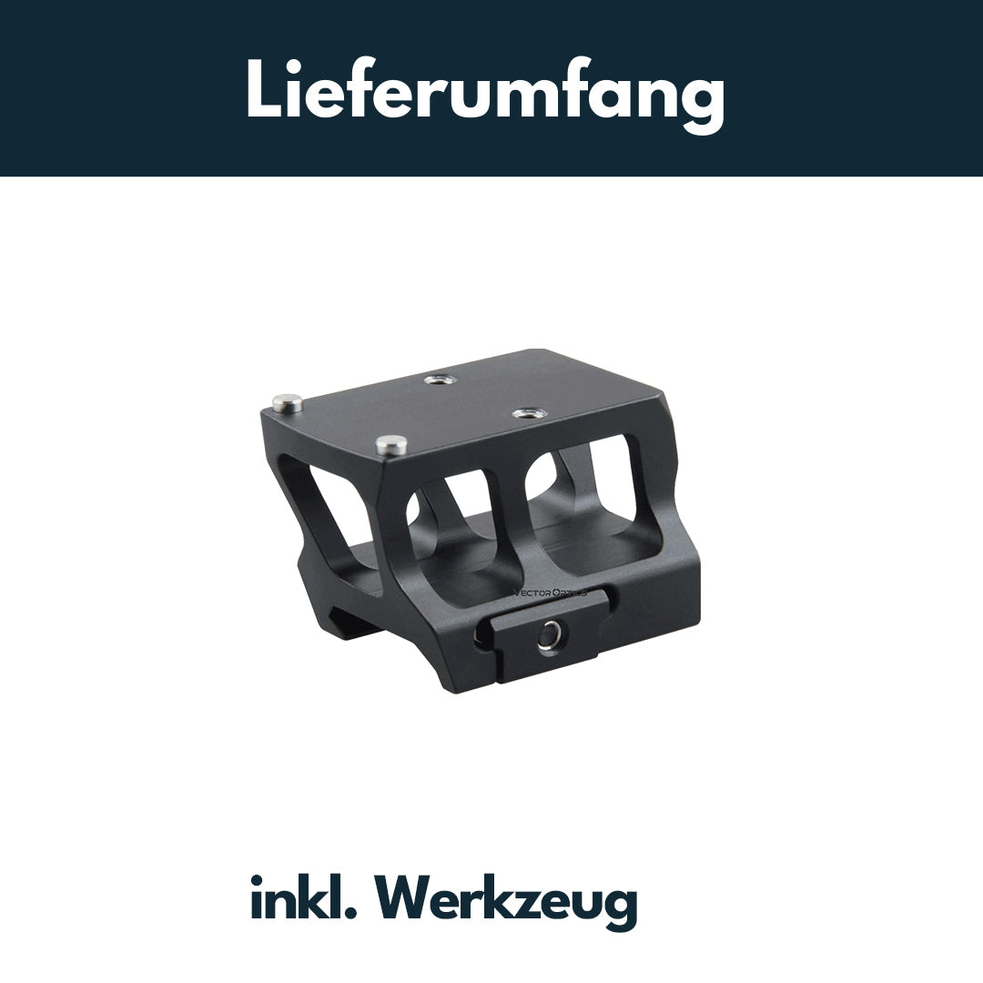 Vector Optics SCRA-71 Montage mit MOJ (RMR) Footprint, 21mm Picatinny, h=28mm