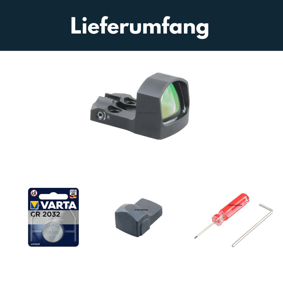 Vector Optics SCRD-G43 Frenzy-S 1x17x24 MIC Greendot Leuchtpunktvisier Vector Optics