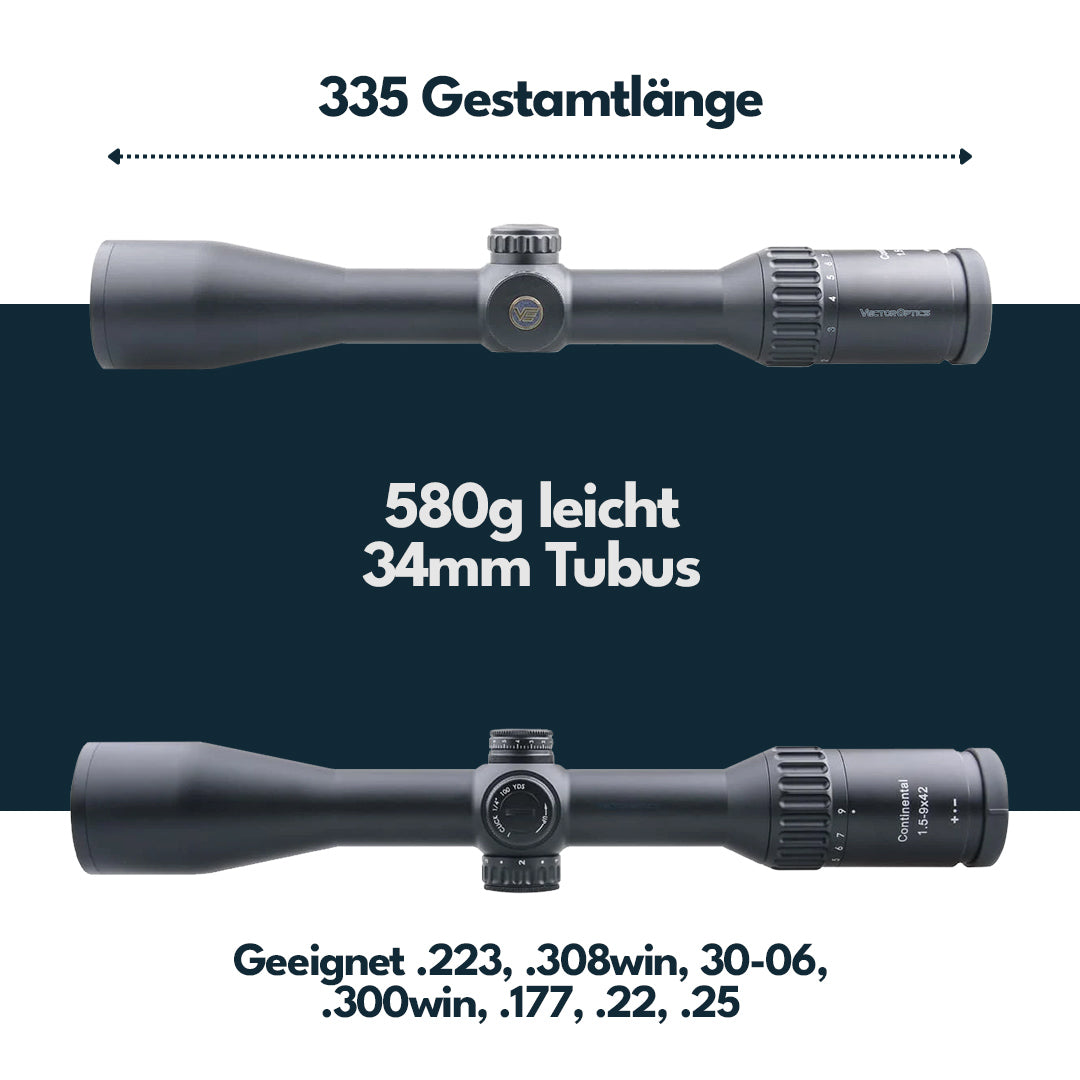 Vector Optics SCOM-23 Continental 1.5-9x42SFP
