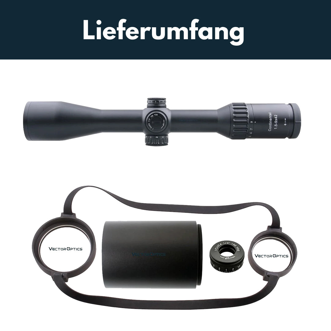 Vector Optics SCOM-23 Continental 1.5-9x42SFP